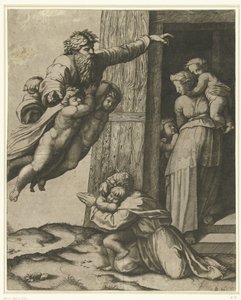 God Appears to Noah After the Flood by Marcantonio Raimondi