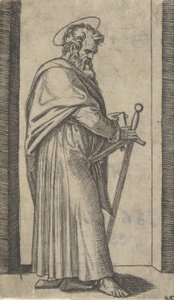 Saint Paul, sword in his right hand, from the series 