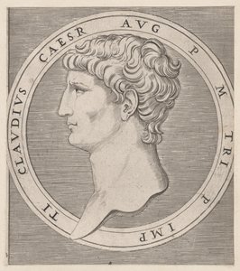 Speculum Romanae Magnificentiae: Claudius, from The Twelve Caesars, ca. 1500-1534 by Marcantonio Raimondi
