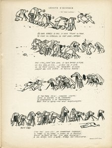Illustration of Marcel Capy in Le Rire, 02/03/12 - Honour Laundry - Sport, Photography Camera photographer, Fencing by Marcel Amable O.L. Capy