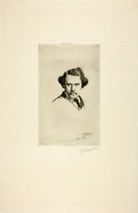 Portrait of Alfred Cadart, 1875 by Marcellin Gilbert Desboutin