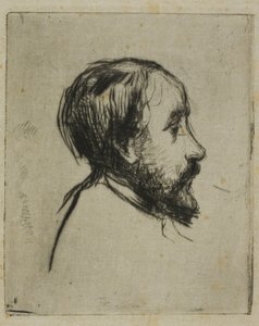 Profile Portrait of Degas