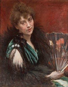 Woman with fan, 1892