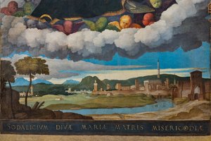 Detail of the City of Vicenza by Marcello Fogolino