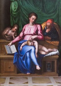 Holy Family and Saint John the Baptist by Marcello Venusti