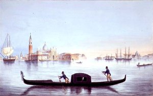 Venetian Gondola (litho) by Marco (after) Moro