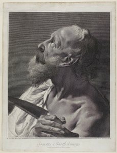 Saint Bartholomew, from The Holy Family and the Twelve Apostles