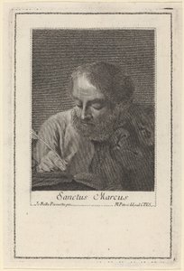 Saint Mark by Marco Alvise Pitteri after Giovanni Battista Piazzetta