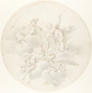 The Chastisement of Cupid by Jealousy in the Presence of Diana and Mars by Marcantonio Franceschini