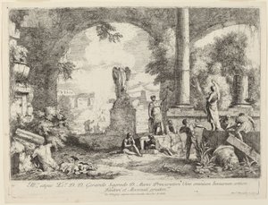 Landscape with Classical Ruins
