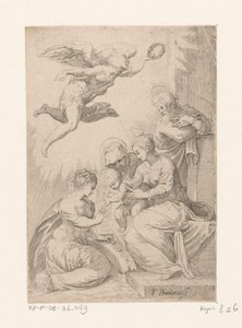 Mystical Marriage of Saint Catherine by Marco dell