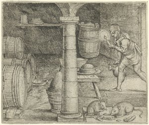 Fable of the Two Mice by Marcus Gheeraerts (I)