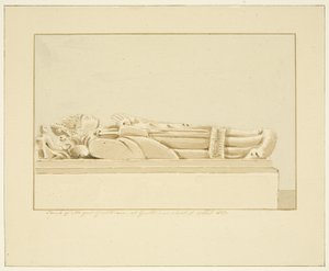 Effigy of Abbot Guilliam in Bristol Cathedral by Marcus H. Homes