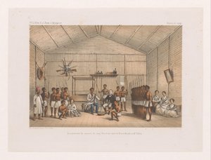 Visit to Prince Ratsiba and Blood Oath Ceremony by Marcus Jacob Goedkind