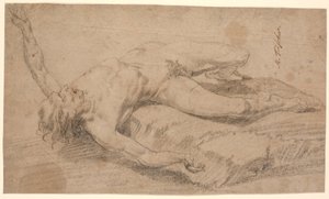 Overthrown Naked Man