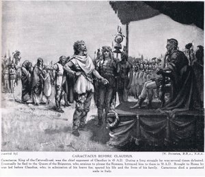 Caractacus Before Claudius, Illustration from 