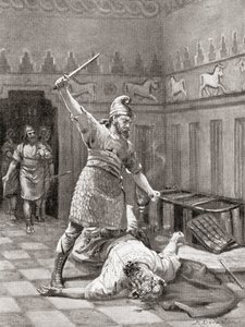 The Assassination of Tukulti-Ninurta I in His Besieged City Kar-Tukulti-Ninurta, from Hutchinson