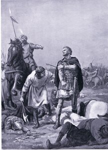 Capture of the emperor Romanus Diogenes by Alp Arslan in 1071 AD