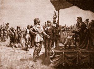 Caractacus before Claudius, illustration from 