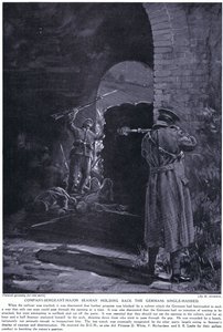Company Sergeant Major Seaman won a DCM for single-handedly holding back a German attack February 1915