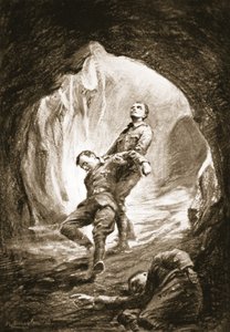 Private Weston Rescuing a Comrade Overcome by Gas in a Mine Gallery