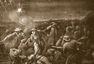 Temporary Captain A.C.T. White Leading a Counter-Attack and Driving the Enemy from a Redoubt