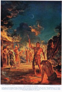 The Burning of Lagash, Illustration from 