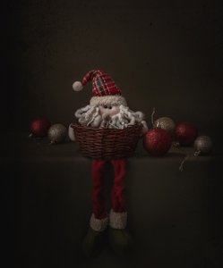 Cozy Christmas Santa by Margareth Perfoncio