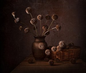 Earthy Dried Flowers