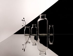 Elegant Glass Reflections