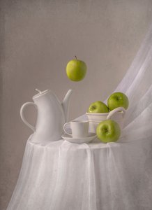 Floating Green Apples by Margareth Perfoncio