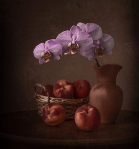 Fresh Peaches by Margareth Perfoncio