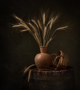 Harvest Wheat Still Life