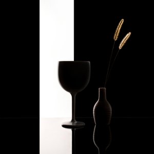 Minimalist Black White Still Life by Margareth Perfoncio