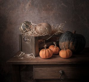 Rustic Fall Pumpkins