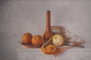 Rustic Orange Still Life