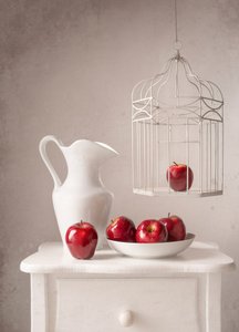 Rustic Red Apples