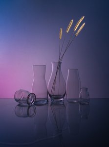 Serene Glass Reflections