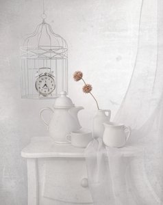 White Aesthetic Still Life by Margareth Perfoncio