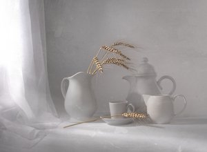 White Wheat Still Life by Margareth Perfoncio