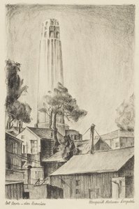 Coit Tower, San Francisco by Marguerite Redman Dorgeloh