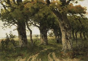 Avenue of Oaks in Late Summer by Maria Bilders van Bosse