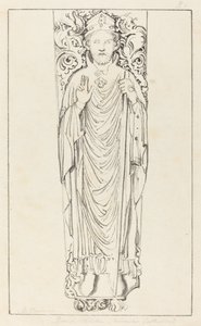 Bishop Wulstan, in Worcester Cathedral by Maria Denman after John Flaxman