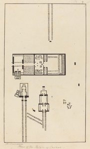 Plan of the Palace of Carnac by Maria Denman after John Flaxman