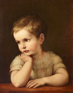 Child Portrait (Natalie Stuntz, Niece of the Artist) by Maria Elektrine (Freifrau von) Freyberg( Eisenberg)