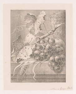 Still Life with Fruits and Decorated Pot by Maria Geertruida de Goeje Barbiers (attributed to)