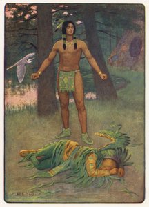 Illustration for Hiawatha by Longfellow by Maria Louise Kirk