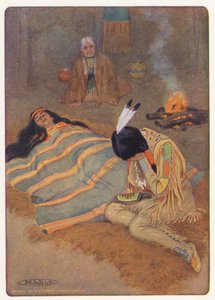 Illustration for Hiawatha by Longfellow by Maria Louise Kirk