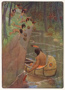 Illustration for Hiawatha by Longfellow by Maria Louise Kirk