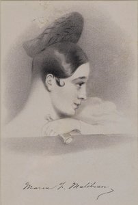 Self-Portrait by Maria Malibran Garcia